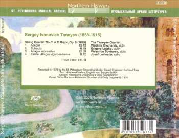 CD Sergey Ivanovich Taneyev: Complete String Quartets Volume 5