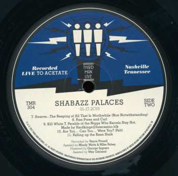 LP Shabazz Palaces: Shabazz Palaces Live at Third Man Records