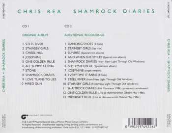 2CD Chris Rea: Shamrock Diaries  DLX