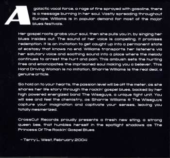 CD Sharrie Williams: Hard Drivin' Woman DIGI