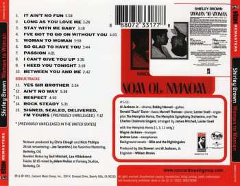 CD Shirley Brown: Woman To Woman