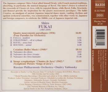 CD Russian Philharmonic Orchestra: Songs Of Java • Creation • Four Parodies For Orchestra