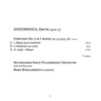 SACD Dmitri Shostakovich: Symphony No. 4