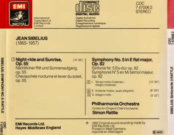 CD Philharmonia Orchestra: Symphony No.5 In E Flat - Night Ride And Sunrise