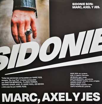 LP/SP Sidonie: Marc, Axel Y Jes CLR | LTD | DLX