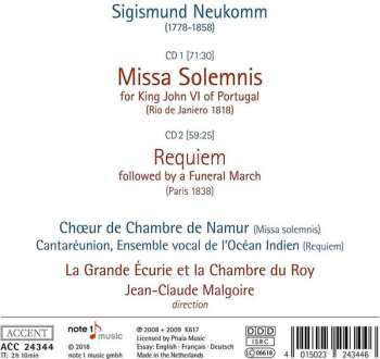 2CD Choeur de Chambre de Namur: Missa Solemnis; Requiem