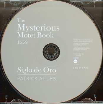 CD Siglo De Oro: The Mysterious Motet Book 1539