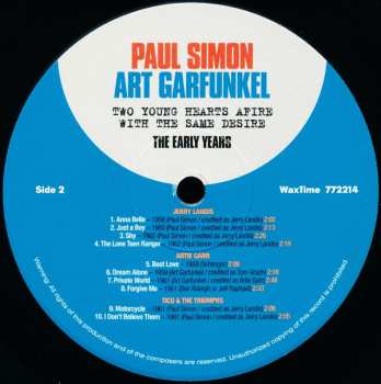LP Simon & Garfunkel: The Early Years LTD