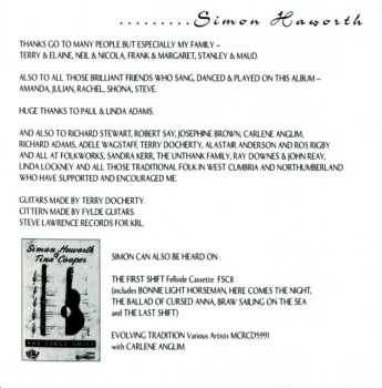 CD Simon Haworth: Coast To Coast