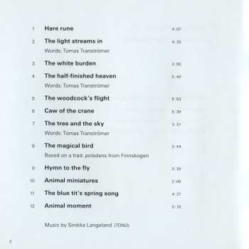 CD Sinikka Langeland: The Half-finished Heaven