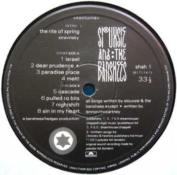 2LP Siouxsie & The Banshees: Nocturne