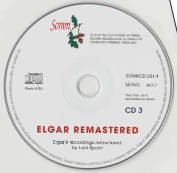 4CD Sir Edward Elgar: Elgar Remastered