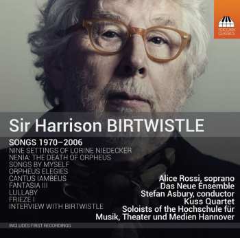 CD Harrison Birtwistle: Songs 1970-2006