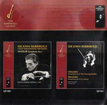 CD Sir John Barbirolli: Prague Spring Festival, 1958. Brahms: Symphony No.1 / Weber: Overture ‘Oberon‘