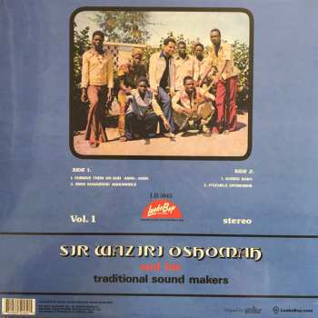 LP Sir Waziri Oshomah And His Traditional Sound Makers: Vol. 1 