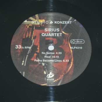 LP Sirius String Quartet: Studio Konzert LTD | NUM