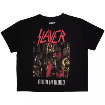 Frauen Crop Top Reign In Blood