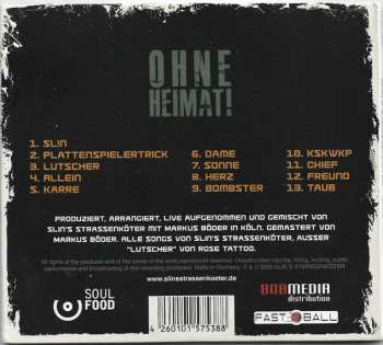 CD Slin Strassenköter: Ohne Heimat! DIGI