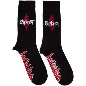 Merch Slipknot: Slipknot Unisex Ankle Socks: Tour '22 (black) (uk Size 4 - 7) 36 - 42