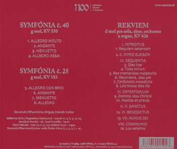 2CD Slovak Philharmonic Orchestra: Wolfgang Amadeus Mozart Symfónie Č. 40, 25 – Rekviem