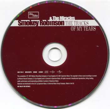 CD The Miracles: The Tracks Of My Tears