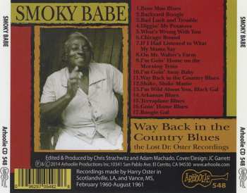 CD Smoky Babe: Way Back In The Country Blues (The Lost Dr. Oster Recordings)