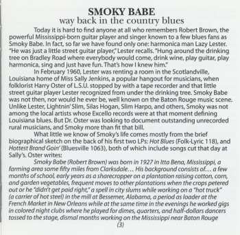 CD Smoky Babe: Way Back In The Country Blues (The Lost Dr. Oster Recordings)