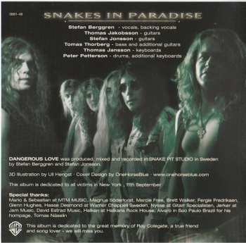CD Snakes In Paradise: Dangerous Love