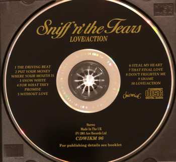 CD Sniff 'n' The Tears: Love / Action
