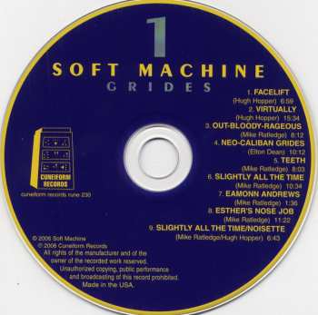 CD/DVD Soft Machine: Grides