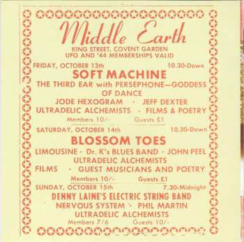 CD Soft Machine: Middle Earth Masters