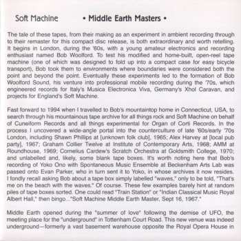 CD Soft Machine: Middle Earth Masters