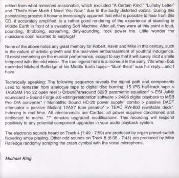 CD Soft Machine: Middle Earth Masters