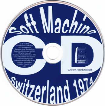 CD/DVD Soft Machine: Switzerland 1974