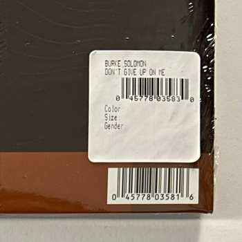 2LP Solomon Burke: Don't Give Up On Me