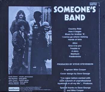 CD Someones Band: Someone's Band DIGI