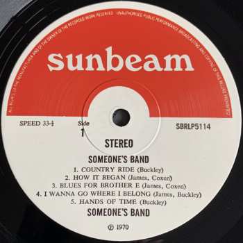 LP Someones Band: Someone's Band