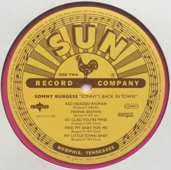 EP Sonny Burgess: Sonny's Back In Town LTD | CLR