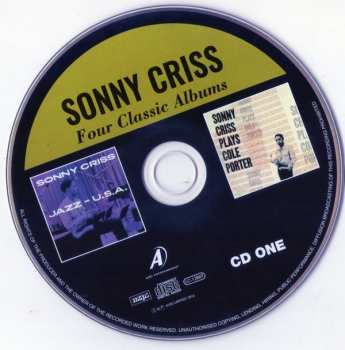 2CD Sonny Criss: Four Classic Albums