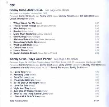 2CD Sonny Criss: Four Classic Albums