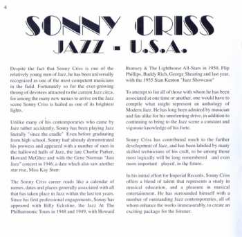 2CD Sonny Criss: Four Classic Albums