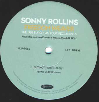 4LP/Box Set Sonny Rollins: Freedom Weaver (The 1959 European Tour Recordings) LTD | NUM