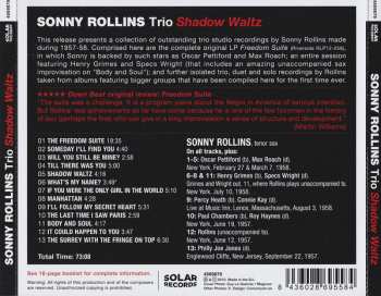 CD Sonny Rollins Trio: Shadow Waltz
