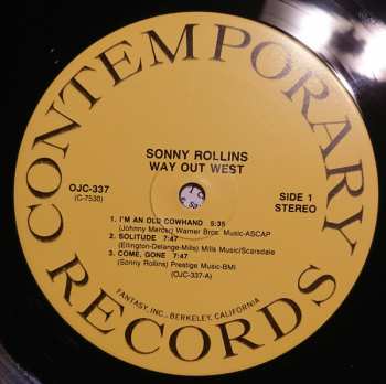 LP Sonny Rollins: Way Out West