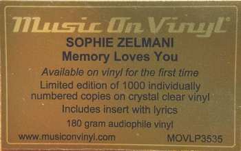 LP Sophie Zelmani: Memory Loves You CLR | LTD | NUM