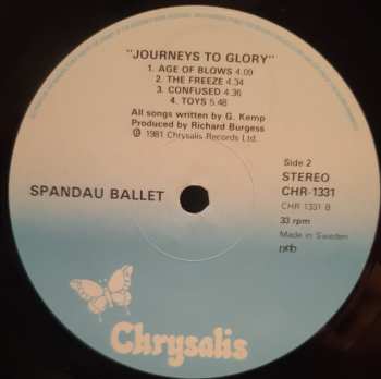 LP Spandau Ballet: Journeys To Glory