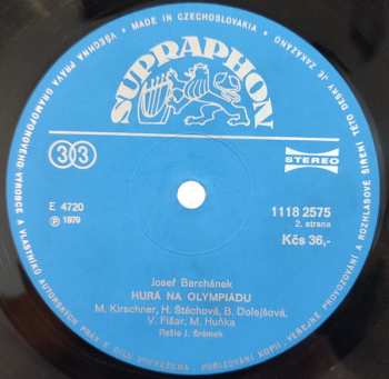LP Spejbl & Hurvínek: Hurá Na Olympiádu