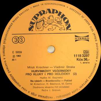 LP Spejbl & Hurvínek: Hurvínkovy Večerníčky Pro Kluky I Pro Holčičky (2)