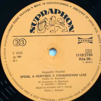 LP Spejbl & Hurvínek: Spejbl A Hurvínek V Pohádkovém Lese