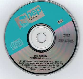 CD Spike Robinson: The Gershwin Collection